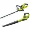 Pack RYOBI Taille Haie 18V OnePlus Lithium OHT1845 - Souffleur 18V OnePlus OBL1820S - Sans Batterie Ni Chargeur 2 Pack RYOBI Taille Haie 18V OnePlus Lithium OHT1845 - Souffleur 18V OnePlus OBL1820S - Sans Batterie Ni Chargeur -Aspirateur souffleur Soldes Magasin 11441493 1