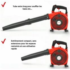 BB-LOISIRCD Hecht Jardin 9254 Souffleur De Feuilles A Essence 3en1 Aspirateur Souffleur Broyeur BB LOISIR -Aspirateur souffleur Soldes Magasin 11569264 2