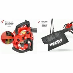 BB-LOISIRCD Hecht Jardin 9254 Souffleur De Feuilles A Essence 3en1 Aspirateur Souffleur Broyeur BB LOISIR -Aspirateur souffleur Soldes Magasin 11569264 3