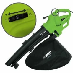 VITO GARDEN Aspirateur Souffleur De Feuilles 3000W VITOGARDEN CONFORT PLUS Sac 35L Pelouses Allées,terrasses,garages Jardins -Aspirateur souffleur Soldes Magasin 13804680 2
