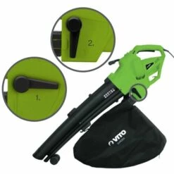 VITO GARDEN Aspirateur Souffleur De Feuilles 3000W VITOGARDEN CONFORT PLUS Sac 35L Pelouses Allées,terrasses,garages Jardins -Aspirateur souffleur Soldes Magasin 13804680 4