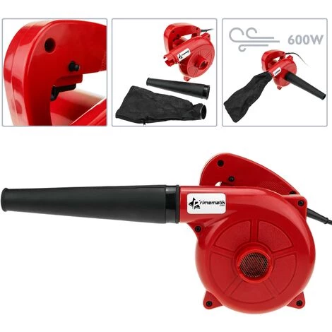 PrimeMatik - Souffleur Aspirateur électrique Portatif De 600 W. Broyeur De Feuilles 4 PrimeMatik - Souffleur Aspirateur électrique Portatif De 600 W. Broyeur De Feuilles – Image 2
