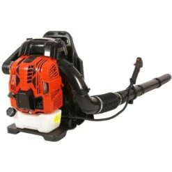 Varan Motors - BL766 Souffleur à Dos Thermique Moteur 4 Temps 76cc 2.2kW, Souffleur De Feuilles Dorsal Essence - Rouge