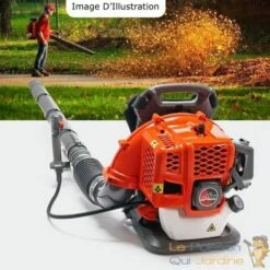 LEPOISSONQUIJARDINEFR Souffleur Thermique, 6800 Tours/Min, 1, 7 Cv, Réservoir De 1,2 Litres