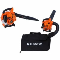 CHESTERGARDEN Souffleur Aspirateur Broyeur Thermique 25 Cm³ - CHESTER