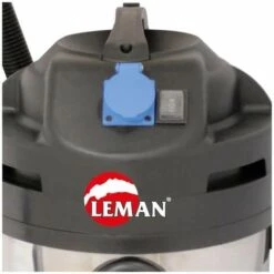 LEMAN Aspirateur Cuve Inox 30L 1400W Synchronisé - LOASP301 -Aspirateur souffleur Soldes Magasin 1739069 2