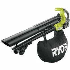 Souffleur Aspiro-broyeur RYOBI 18V LithiumPlus Brushless - 1 Batterie 5.0 Ah - 1 Chargeur Rapide RBV1850