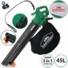 GARDEBRUK Aspirateur Souffleur Broyeur 3 En 1 Avec Bandoulière - Jardin - Feuilles Papier Branche - Sac 45 Litres -Aspirateur souffleur Soldes Magasin 18476361 1
