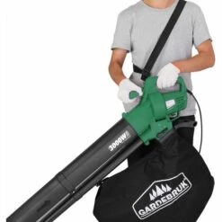 GARDEBRUK Aspirateur Souffleur Broyeur 3 En 1 Avec Bandoulière - Jardin - Feuilles Papier Branche - Sac 45 Litres -Aspirateur souffleur Soldes Magasin 18476361 4
