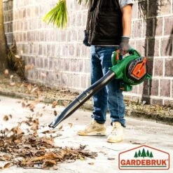 GARDEBRUK 4en1 Aspirateur Feuilles à Essence 25,4 Cm³ Souffleur Broyeur Avec Sac Collecteur 45L Jardin Feuilles -Aspirateur souffleur Soldes Magasin 18477342 4