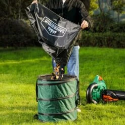 GARDEBRUK 4en1 Aspirateur Feuilles à Essence 25,4 Cm³ Souffleur Broyeur Avec Sac Collecteur 45L Jardin Feuilles -Aspirateur souffleur Soldes Magasin 18477342 5