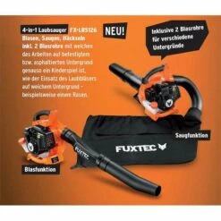 Aspirateur Souffleur Broyeur Thermique 4 En 1 FUXTEC FX-LBS126 -Aspirateur souffleur Soldes Magasin 21505716 3