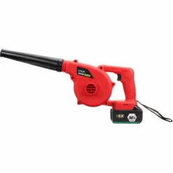 ZEBRAA Souffleur 220V Sans Fil Aspirateur Broyeur De Feuilles 12800mAh Li-ion Batterie