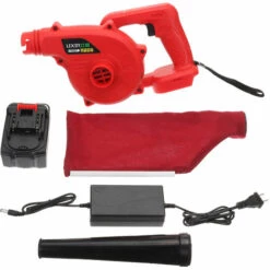 ZEBRAA Souffleur 220V Sans Fil Aspirateur Broyeur De Feuilles 12800mAh Li-ion Batterie -Aspirateur souffleur Soldes Magasin 23957773 4