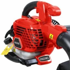 Aspirateur Souffleur De Feuilles Thermique 25,4cc Vitesse 252 Km/h Sac 45 Litres Dunsch 51254BV3 - Rouge -Aspirateur souffleur Soldes Magasin 25512051 3