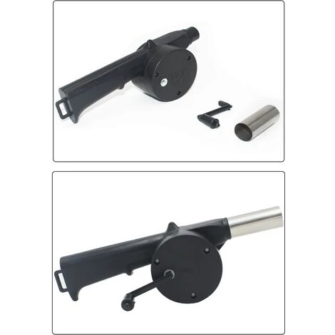 LITZEE Ventilateur De Barbecue En Plein Air | Souffleur D'air à Manivelle, Portable Barbecue Grill, Soufflet De Feu, Outils Accessoires De Camping De Pique-nique 6 LITZEE Ventilateur De Barbecue En Plein Air | Souffleur D'air à Manivelle, Portable Barbecue Grill, Soufflet De Feu, Outils Accessoires De Camping De Pique-nique – Image 4