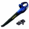 Souffleur Feuilles 20V-2000mAh GOODYEAR Chargeur Rapide 1h Embout Concentrateur Ultra Leger -Aspirateur souffleur Soldes Magasin 27952087 1