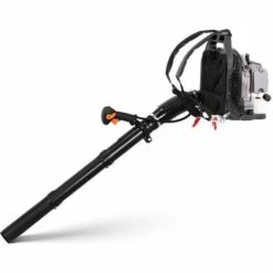 HILLVERT Souffleur De Feuilles Dorsal Thermique Moteur À Essence 2 Temps Sans Fil 1600w - Orange