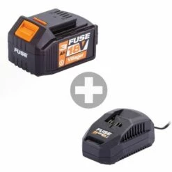 VILLAGER Pack Souffleur Sans Fil 209km/h Télescopique Fuse VBV 2120 Avec Batterie Et Chargeur - Orange -Aspirateur souffleur Soldes Magasin 31627520 3