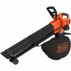 BLACK & DECKER BLACK+DECKER BCBLV3625L1 Aspirateur Souffleur Broyeur Sans Fil 36V/2,5Ah Li-Ion Avec Roues