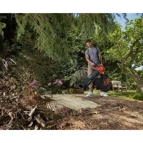 BLACK & DECKER BLACK+DECKER BCBLV3625L1 Aspirateur Souffleur Broyeur Sans Fil 36V/2,5Ah Li-Ion Avec Roues 4 BLACK & DECKER BLACK+DECKER BCBLV3625L1 Aspirateur Souffleur Broyeur Sans Fil 36V/2,5Ah Li-Ion Avec Roues – Image 2