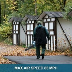 WESCO TOOL Souffleur à Feuilles Sans Fil 36V (2 X 18V) 420 CFM - Li-ion Batterie Et Chargeur Inclus, WESCO WS8512 -Aspirateur souffleur Soldes Magasin 34178915 2