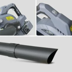 Aspirateur-souffleur à Feuilles à Batteries Lithium Ion 20V VOLTR. 2 Batteries 18V 2.0Ah Et Double Chargeur Rapide Fournis -Aspirateur souffleur Soldes Magasin 35646456 4