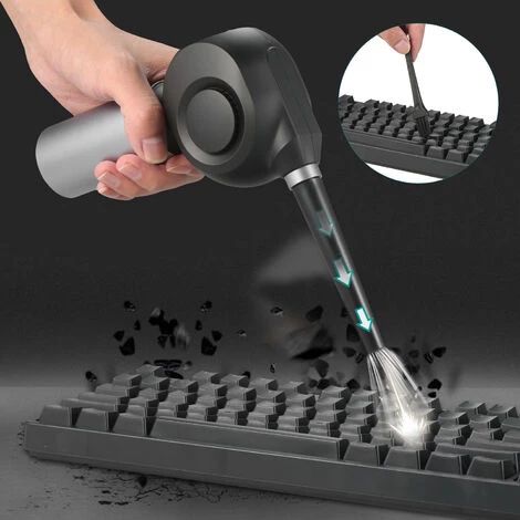 ASUPERMALL 36000RPM 50W Dépoussiéreur électrique Sans Fil Rechargeable, Nettoyeur De Poussière Pour Le Nettoyage Du Clavier Et L'ordinateur Etc 6 ASUPERMALL 36000RPM 50W Dépoussiéreur électrique Sans Fil Rechargeable, Nettoyeur De Poussière Pour Le Nettoyage Du Clavier Et L'ordinateur Etc – Image 4