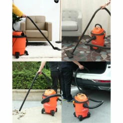 Topshak TS-VC1 Aspirateur Souffleur Sec Et Humide 5 Gal 16000pa Nettoyeur Sec/humide/souffle Avec Roue Coxolo -Aspirateur souffleur Soldes Magasin 37029763 4