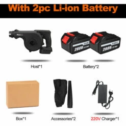 MUSTOOL 2 EN 1 Aspirateur Et Souffleur 288VF 2 Batterie Coxolo -Aspirateur souffleur Soldes Magasin 37029765 4