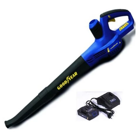 Souffleur Feuilles 20V GOODYEAR + 2 Batteries Lithium 2Ah + Chargeur Rapide 1h + Embout Concentrateur 5 Souffleur Feuilles 20V GOODYEAR + 2 Batteries Lithium 2Ah + Chargeur Rapide 1h + Embout Concentrateur – Image 3