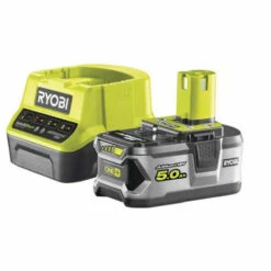 Pack RYOBI Souffleur Hybride 18V OnePlus OBL1820H - 1 Batterie 5.0Ah - 1 Chargeur Rapide 2.0Ah RC18120-150 -Aspirateur souffleur Soldes Magasin 37528586 3