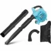 HILLVERT Souffleur Aspirateur De Feuilles Avec Moteur À Essence 2 Temps Sans Fil 750w - Argent -Aspirateur souffleur Soldes Magasin 39839912 1
