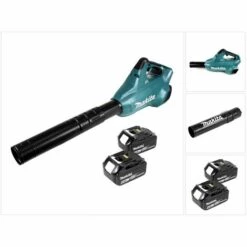 Makita DUB 362 Souffleur Sans Fil 2x18 V + 2x Batteries 6 Ah / 6000 MAh - Sans Chargeur