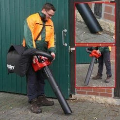 BB-LOISIR Hecht 9280 Aspirateur Souffleur Broyeur Essence 3en1 252km/h 50 L Moteur à Deux Temps -Aspirateur souffleur Soldes Magasin 42018036 3