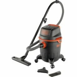 BLACK & DECKER Aspirateur Solides Et Liquides Black+Decker BXVC20PE Puissance Absorbée 1200 W, Capacité Cuve 20 L