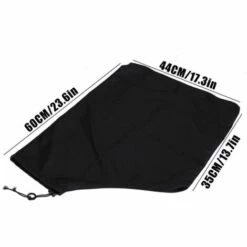 GUAZHUNIFR Sac à Fermeture éclair Pour Aspirateur Souffleur De Feuilles，Sac D'aspirateur Solide à Glissière Collecte Poussière Cour Stockage Souffleur Feuilles Jardin Broyeur Gazon Pièces Rechange Extérieures Polyester Facile à Nettoyer 60cm*44*35cm Guazhuni （Noir） -Aspirateur souffleur Soldes Magasin 42739079 2