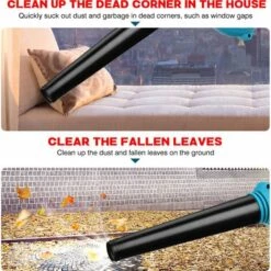 DMTOOL 2 En 1 Souffleur Aspirateur Sans Fil BRAVOBRO 18V 3.6m3/min 20000r/min Avec 6 Accessoires (sans Batterie) -Aspirateur souffleur Soldes Magasin 44099837 4