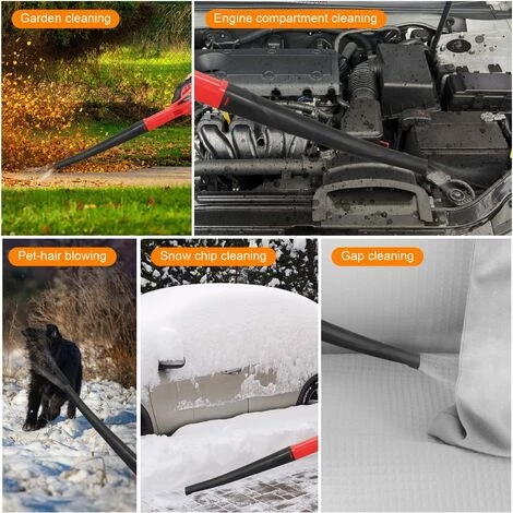 Souffleur De Feuilles Sans Fil 20V TEENO 3.0Ah,Vitesse 13000 Tr/min, Durée De Fonctionnement 18 Min - Batterie Et Charger Inclus 7 Souffleur De Feuilles Sans Fil 20V TEENO 3.0Ah,Vitesse 13000 Tr/min, Durée De Fonctionnement 18 Min - Batterie Et Charger Inclus – Image 5