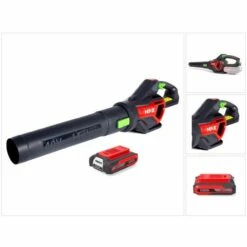 Henx H36CF900HE Souffleur De Feuilles Sans Fil 40 V Brushless + 1x Batterie 2,5 Ah - Sans Chargeur