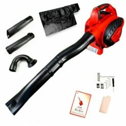 Souffleur Et Aspirateur De Feuilles Thermique 2 Temps 26cc - Powerground Cyclone -Aspirateur souffleur Soldes Magasin 49239956 2