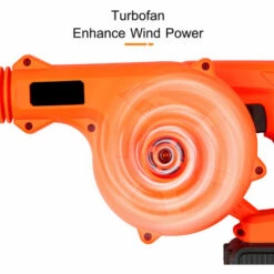 SUPERSELLER Aspirateur Souffleur électrique Souffleur De Feuilles Sans Fil 21V 4.0A Lithium 2 En 1 Balayeuse Et Aspirateur Souffleur D'air électrique Nettoyeur D'ordinateur Kit D'outils électriques De Jardin Avec Tuyau D'aspiration, EU Plug 1 Battery - UE Plug 1 Batt -Aspirateur souffleur Soldes Magasin 49477324 5