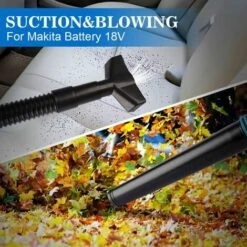 ONEVAN Souffleurs De Feuilles Aspirateur Souffleur électrique Pour Makita 18V, Petit Modèle Sans Fil (batterie Non Incluse) 9 ONEVAN Souffleurs De Feuilles Aspirateur Souffleur électrique Pour Makita 18V, Petit Modèle Sans Fil (batterie Non Incluse) -Aspirateur souffleur Soldes Magasin 49808834 3