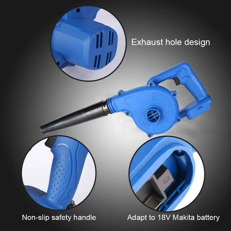 ONEVAN Souffleurs De Feuilles Aspirateur Souffleur électrique Pour Makita 18V, Petit Modèle Sans Fil (batterie Non Incluse) 7 ONEVAN Souffleurs De Feuilles Aspirateur Souffleur électrique Pour Makita 18V, Petit Modèle Sans Fil (batterie Non Incluse) – Image 5