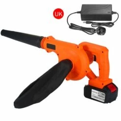 SUPERSELLER Aspirateur Souffleur électrique Aspirateur Souffleur De Feuilles Sans Fil 21V 4.0 Ah Alimenté Par Batterie Au Lithium électrique 2 En 1 Balayeuse Et Aspirateur Pour Nettoyer La Neige Et Les Feuilles De Poussière, UK Plug - Prise Britannique