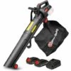 GEFROY Aspirateur Souffleur Broyeur à Batterie ASB40LI-2A - Livré Avec 2 Batteries 20V Lithium 2Ah Et Un Chargeur Rapide -Aspirateur souffleur Soldes Magasin 51650043 1