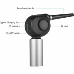 SUPERSELLER Dépoussiéreur électrique Sans Fil 36000 Tr/min 50 W Souffleur De Poussière Rechargeable Dépoussiéreur Dépoussiéreur Pour Nettoyer Le Clavier De L'ordinateur Hôte - Noir Argent - Noir Argent 10 SUPERSELLER Dépoussiéreur électrique Sans Fil 36000 Tr/min 50 W Souffleur De Poussière Rechargeable Dépoussiéreur Dépoussiéreur Pour Nettoyer Le Clavier De L'ordinateur Hôte - Noir Argent - Noir Argent -Aspirateur souffleur Soldes Magasin 53506233 4