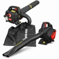 ELEM GARDEN TECHNIC Aspirateur Souffleur Broyeur Thermique 25.4CC - Elem Garden