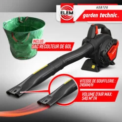 ELEM GARDEN TECHNIC Aspirateur Souffleur Broyeur Thermique 25.4CC - Elem Garden -Aspirateur souffleur Soldes Magasin 53569905 3