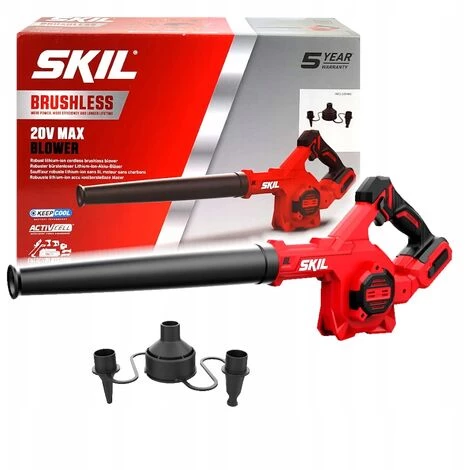 SKIL 3161 CA Souffleur Sans Fil « Brushless » 20V 3 SKIL 3161 CA Souffleur Sans Fil « Brushless » 20V